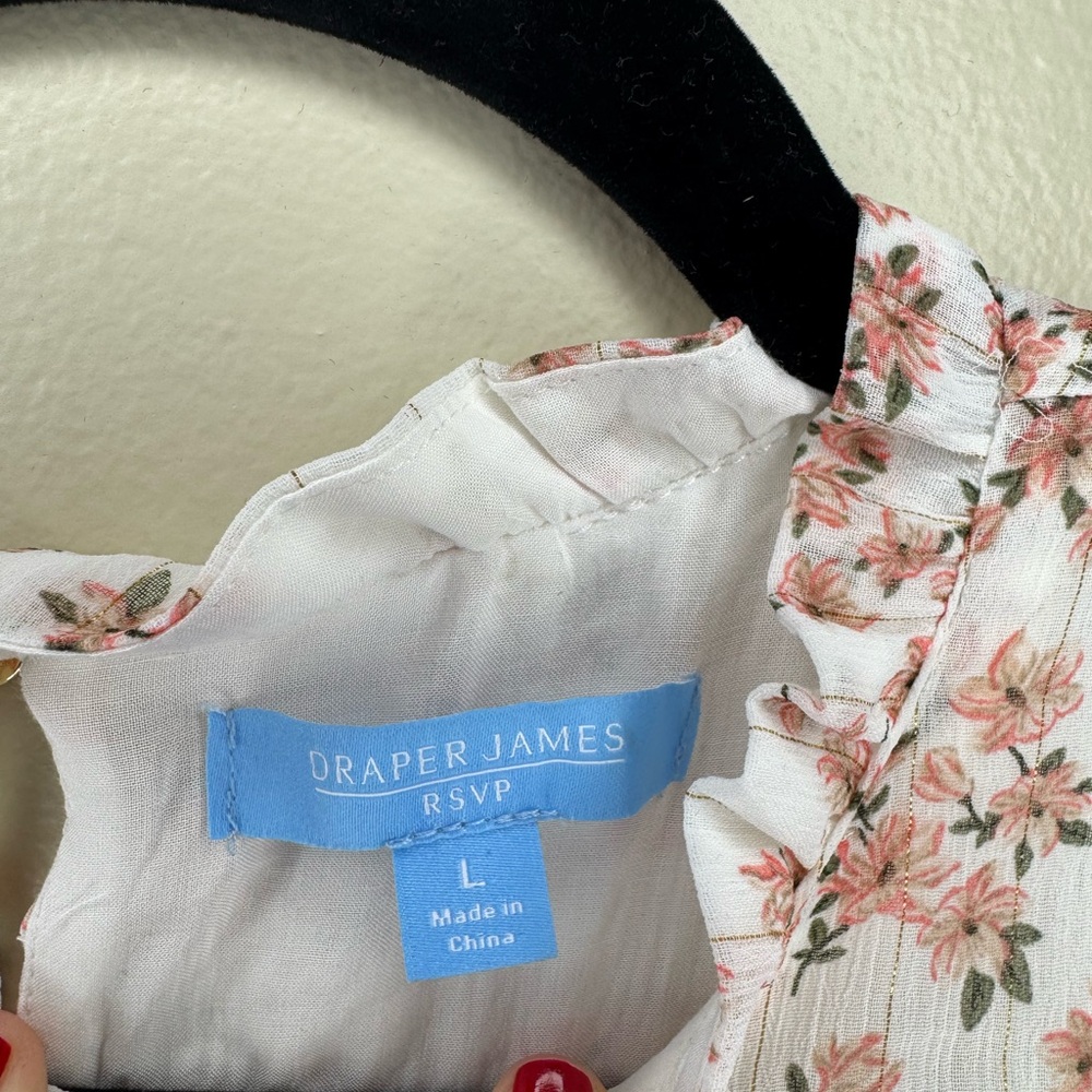 Draper James Pink Floral Ruffle Dress - Picture 3 of 6
